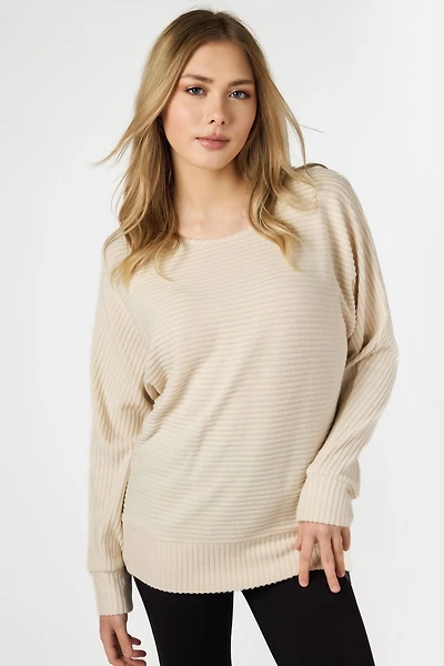 Dolman Sleeve Hacci Sweater