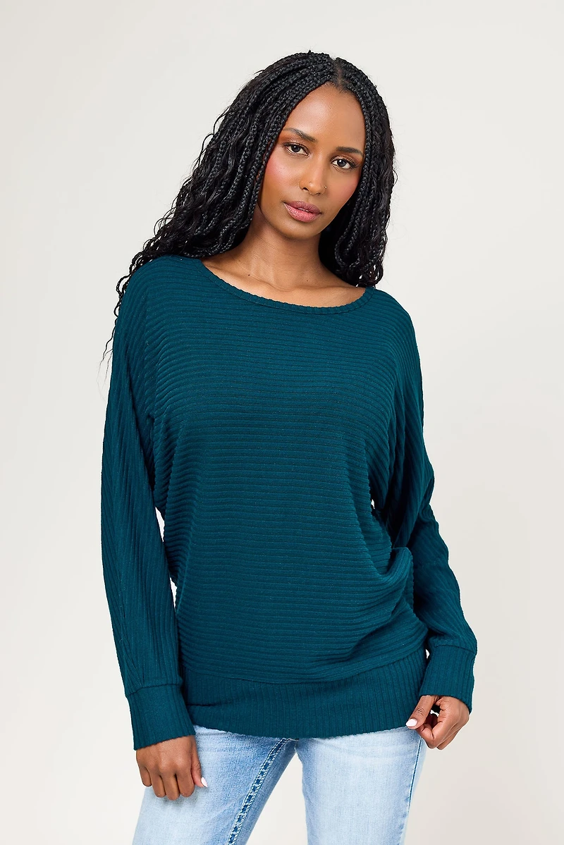 Dolman Sleeve Hacci Sweater
