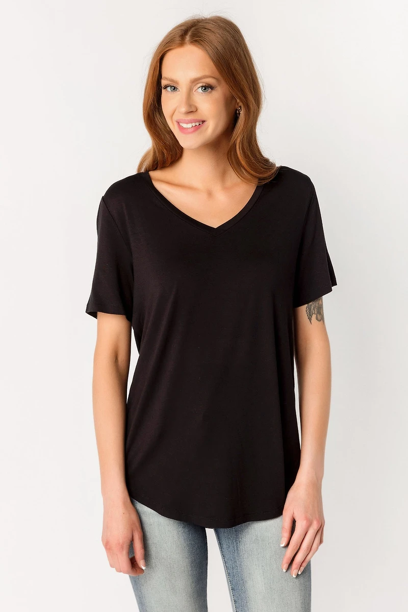 Short Sleeve V-Neck T-Shirt