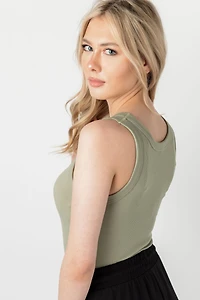 WallFlower Megan Seamless Scoop Neck Tank
