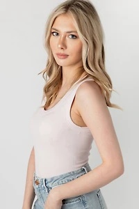 WallFlower Megan Seamless Scoop Neck Tank