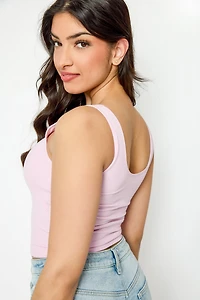 Seamless Square Neck Tank with Padded Cups