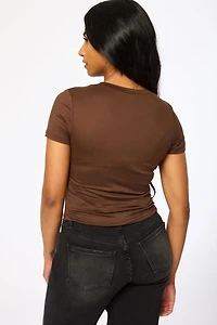 Cap-Sleeve Baby Tee