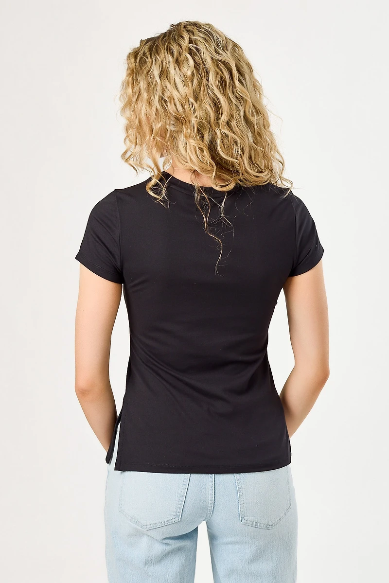 Ultra-Soft Longline Crew Tee