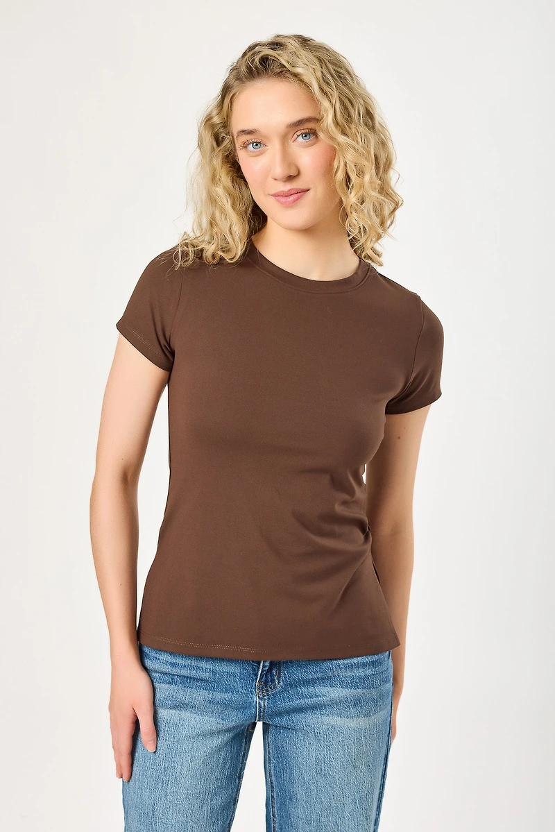 Ultra-Soft Longline Crew Tee