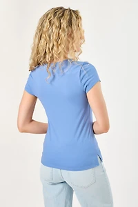 Ultra-Soft Sweetheart Slit Tee