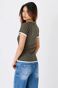 Ribbed Layered Tee