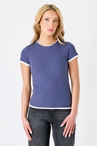 Ribbed Layered Tee