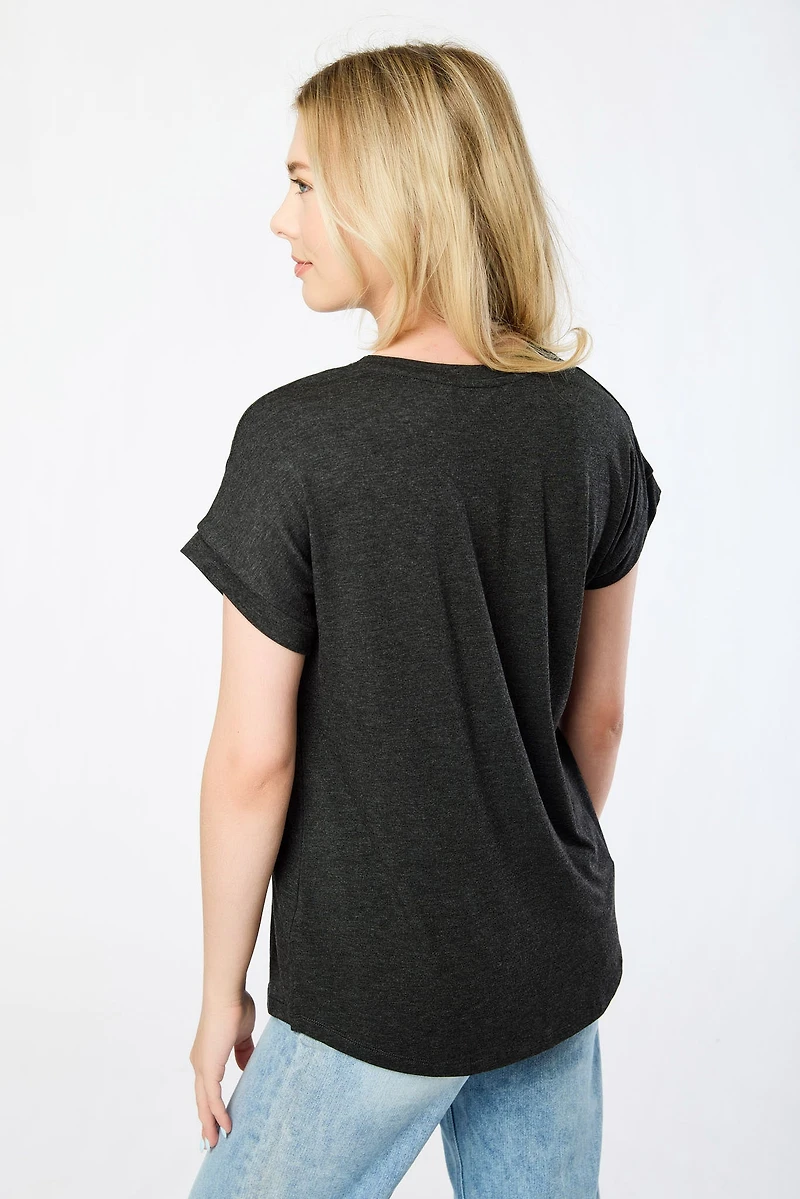Short-Sleeve "Cat Mom Social Club" Graphic Tee