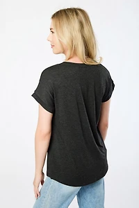 Short-Sleeve "Cat Mom Social Club" Graphic Tee