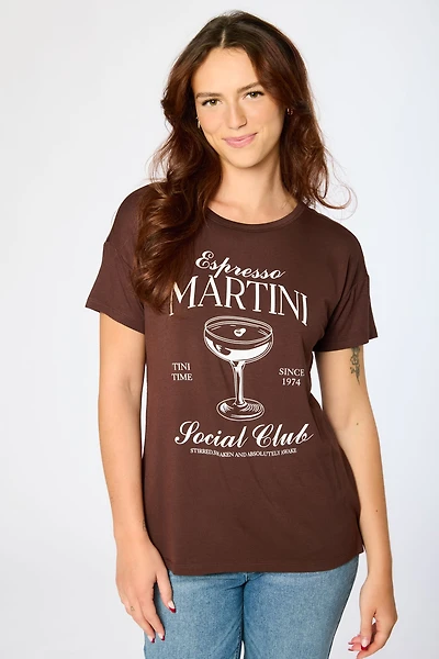 "Espresso Martini Social Club" Graphic Tee