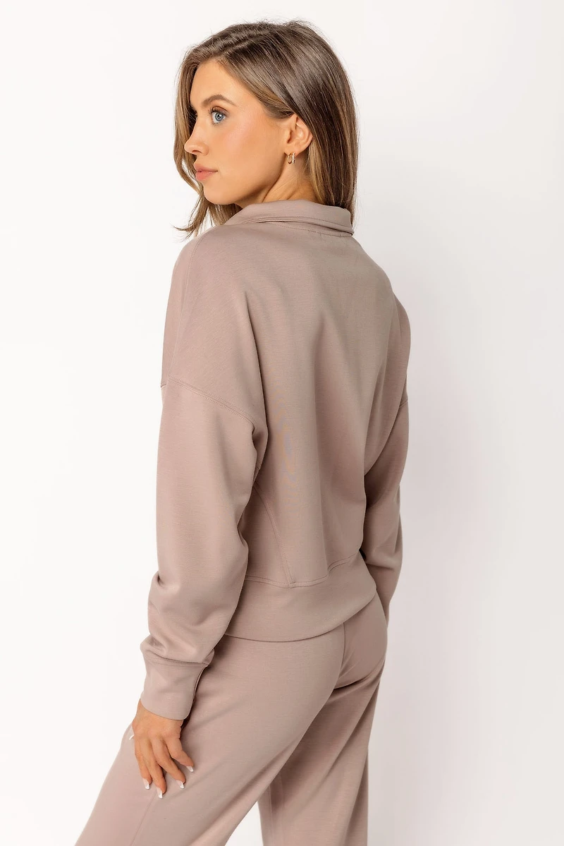 Ultra-Soft Half Zip Sweatshirt