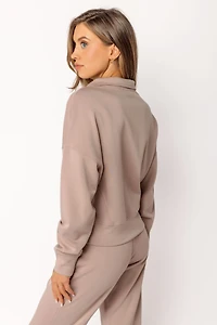 Ultra-Soft Half Zip Sweatshirt