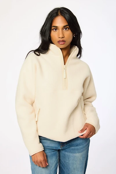 Sherpa Quarter-Zip Popover