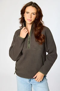 Sherpa Quarter-Zip Popover