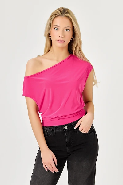 Off-The-Shoulder Banded Top