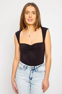 Sweetheart Neckline Crop Top
