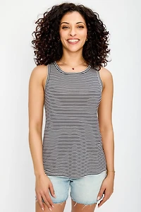Striped Crewneck Tank Top