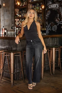 Draped Halter Top