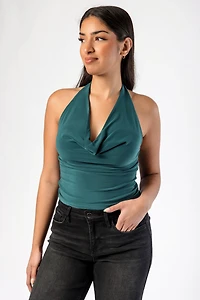 Draped Halter Top