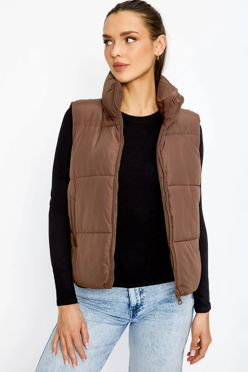 Quilted Puffer Vest
