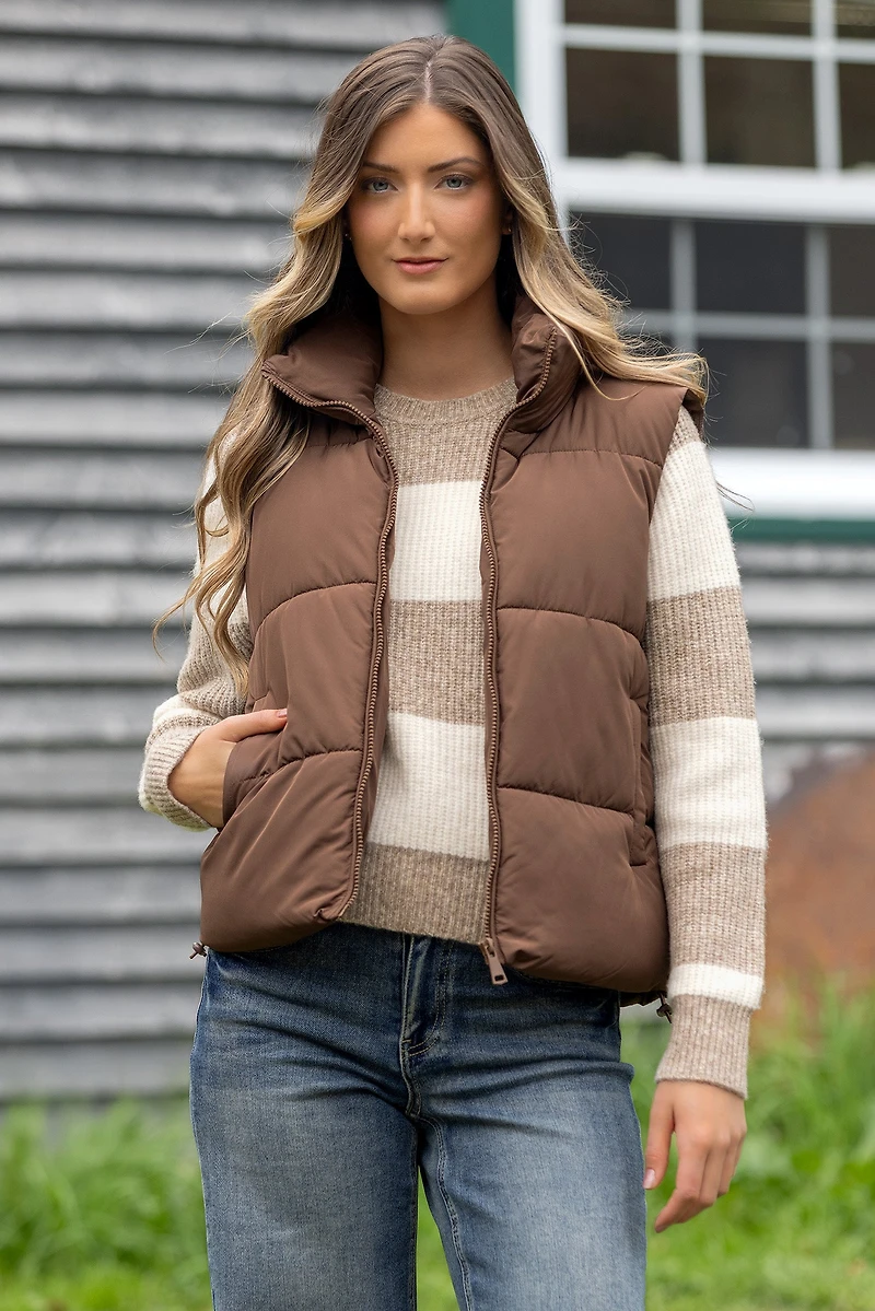 Quilted Puffer Vest