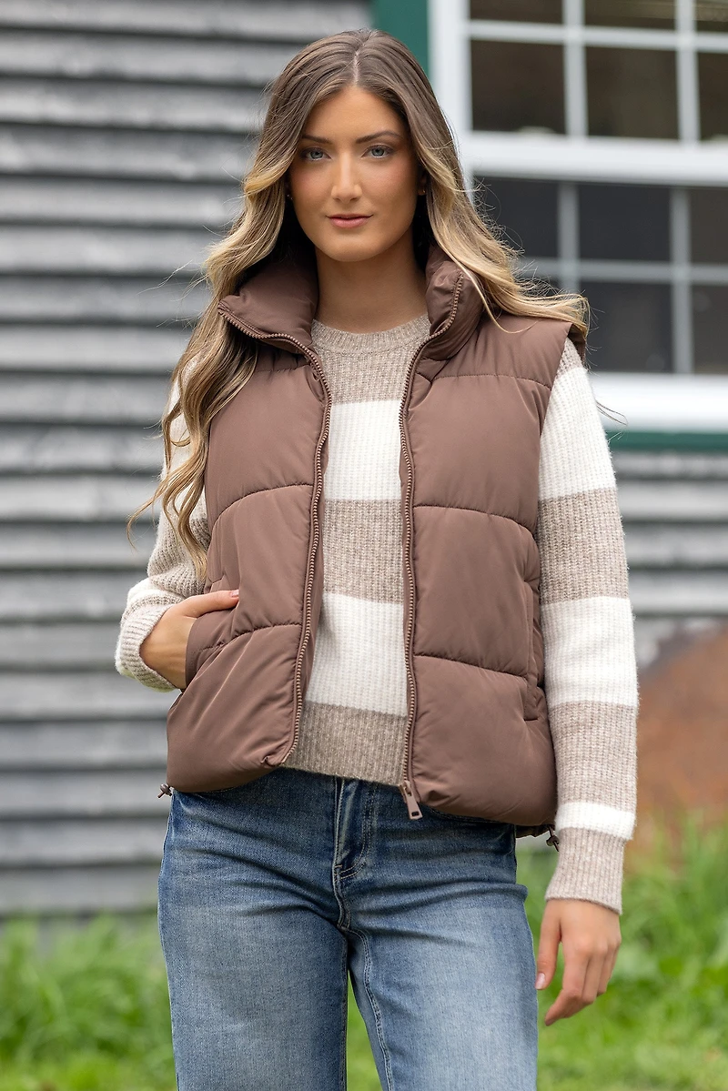 Quilted Puffer Vest
