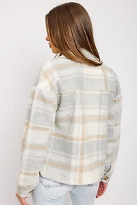 Plaid Cropped Shacket