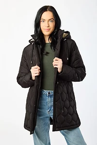 Wave Quilted Sherpa Anorak
