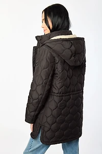Wave Quilted Sherpa Anorak