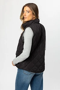 Quilted Reversible Vest