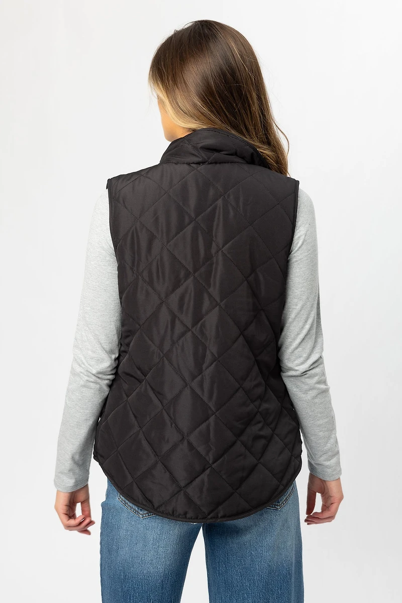 Quilted Reversible Vest