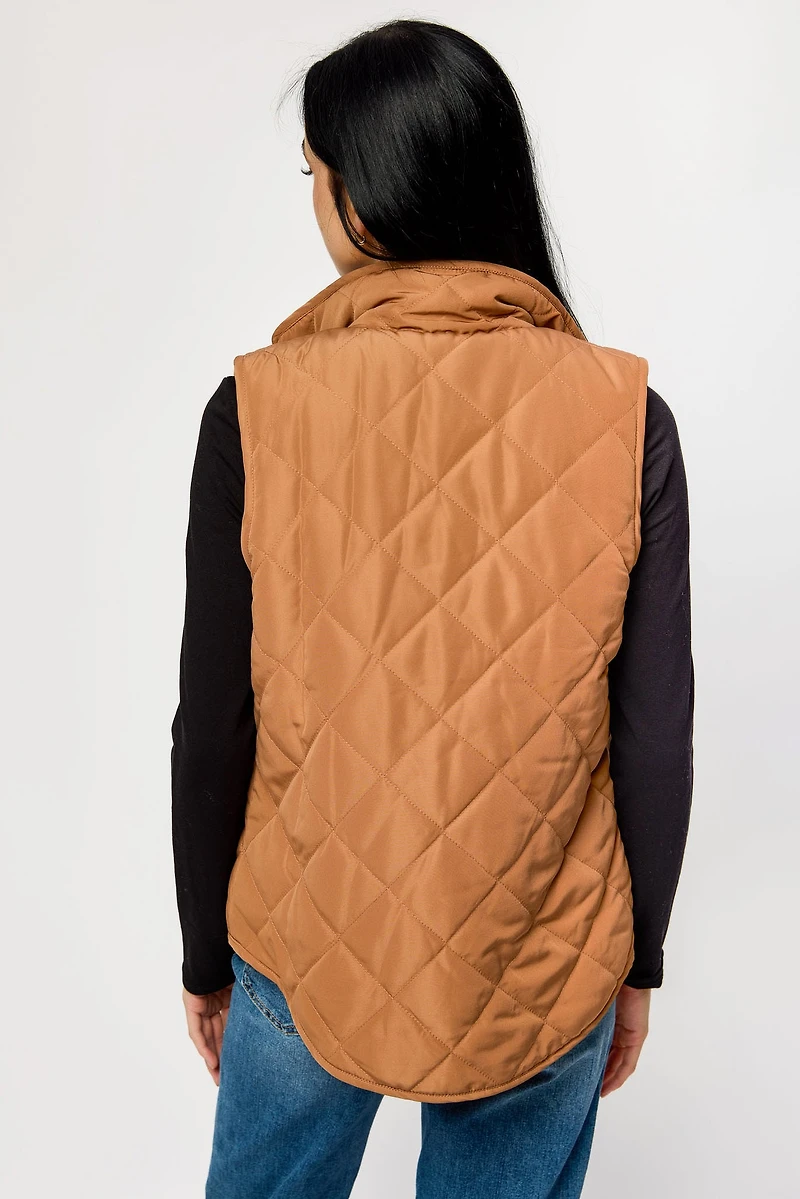 Quilted Reversible Vest