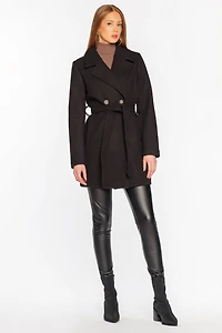 Brushed Mélange Coat