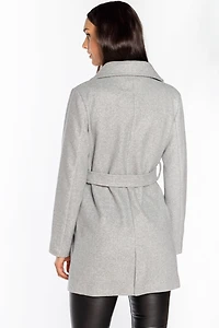 Brushed Mélange Coat