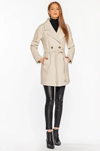 Brushed Mélange Coat