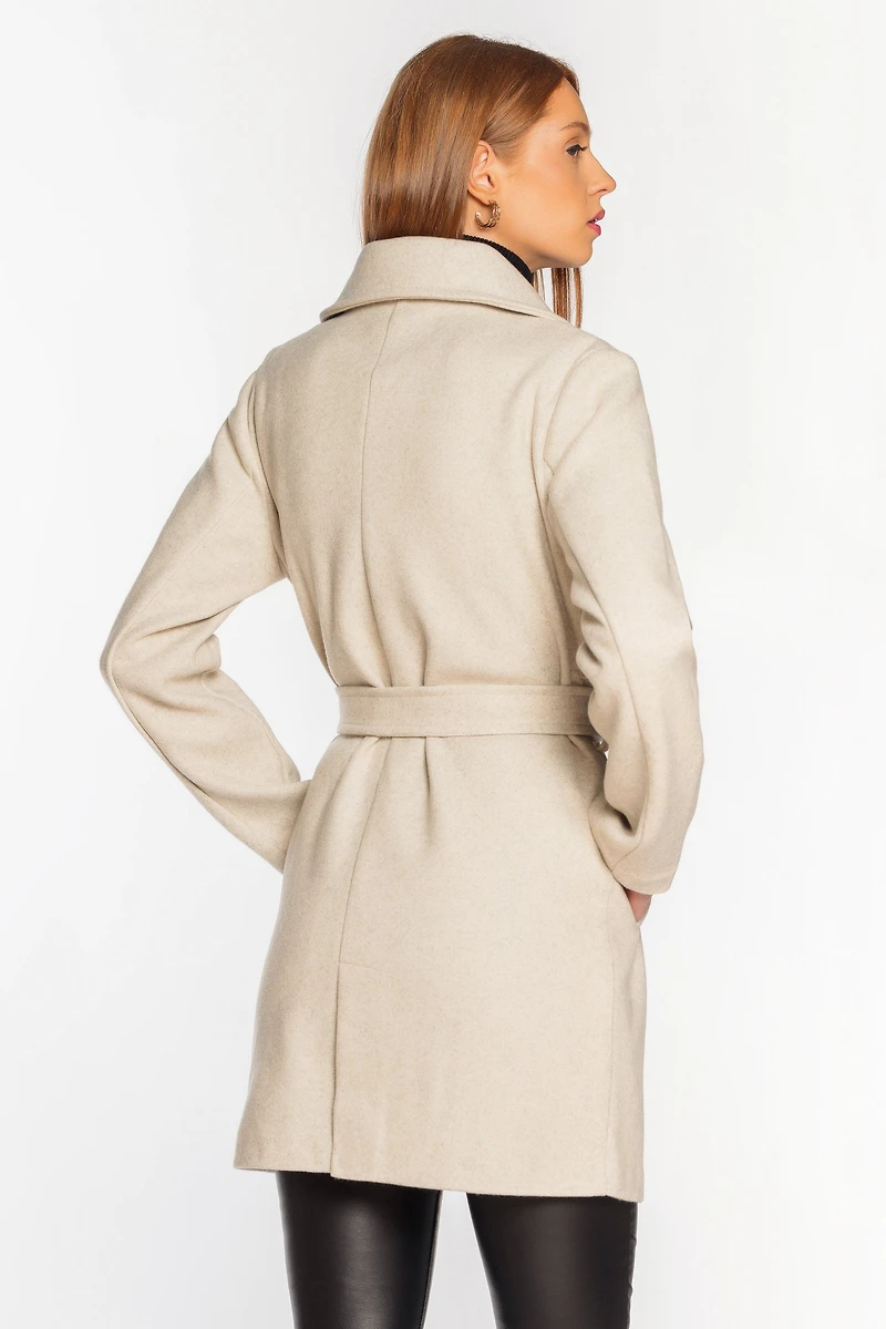Brushed Mélange Coat