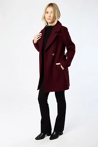 Brushed Mélange Coat