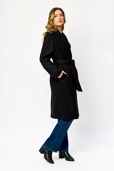 Tie-Belt Coat