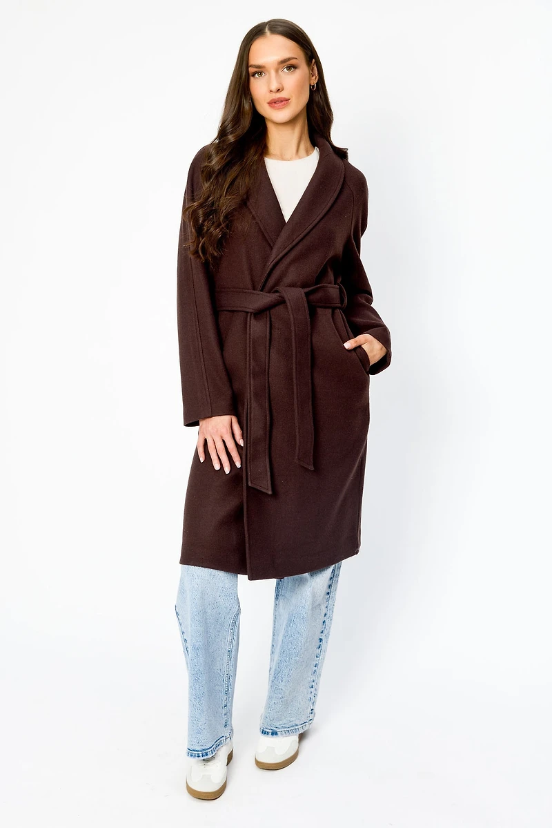 Tie-Belt Coat
