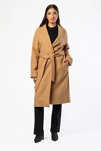 Tie-Belt Coat