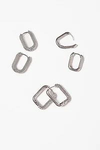 3-Pack Square Hoops Set