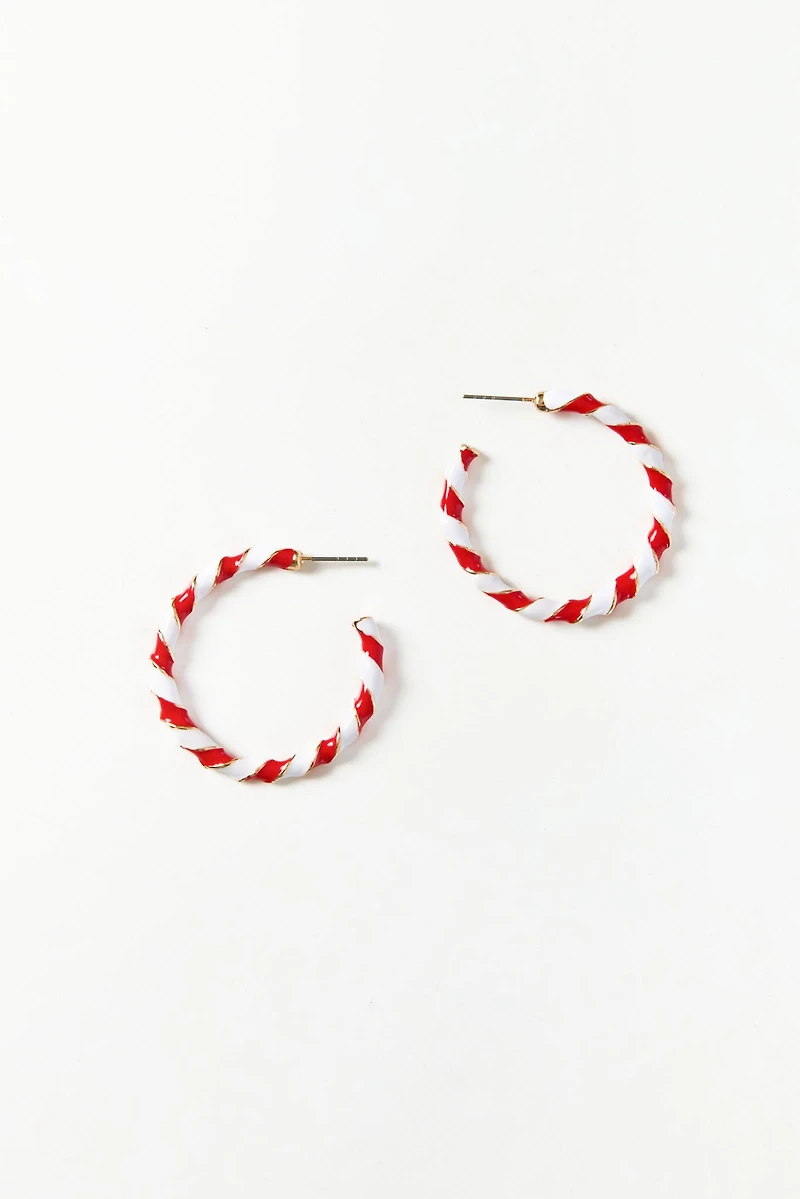 Candy Cane Hoops