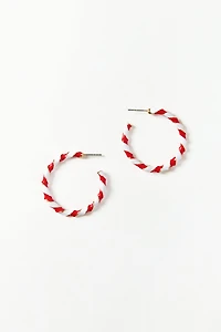 Candy Cane Hoops
