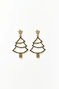 Holiday Sparkle Tree Earrings