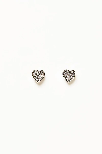 Rhinestone Heart Earrings