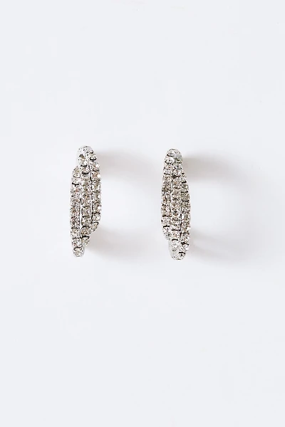 Triple Rhinestone Hoop