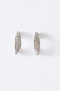 Triple Rhinestone Hoop