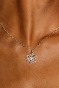Sparkly Snowflake Necklace