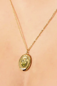 Flower Locket Necklace